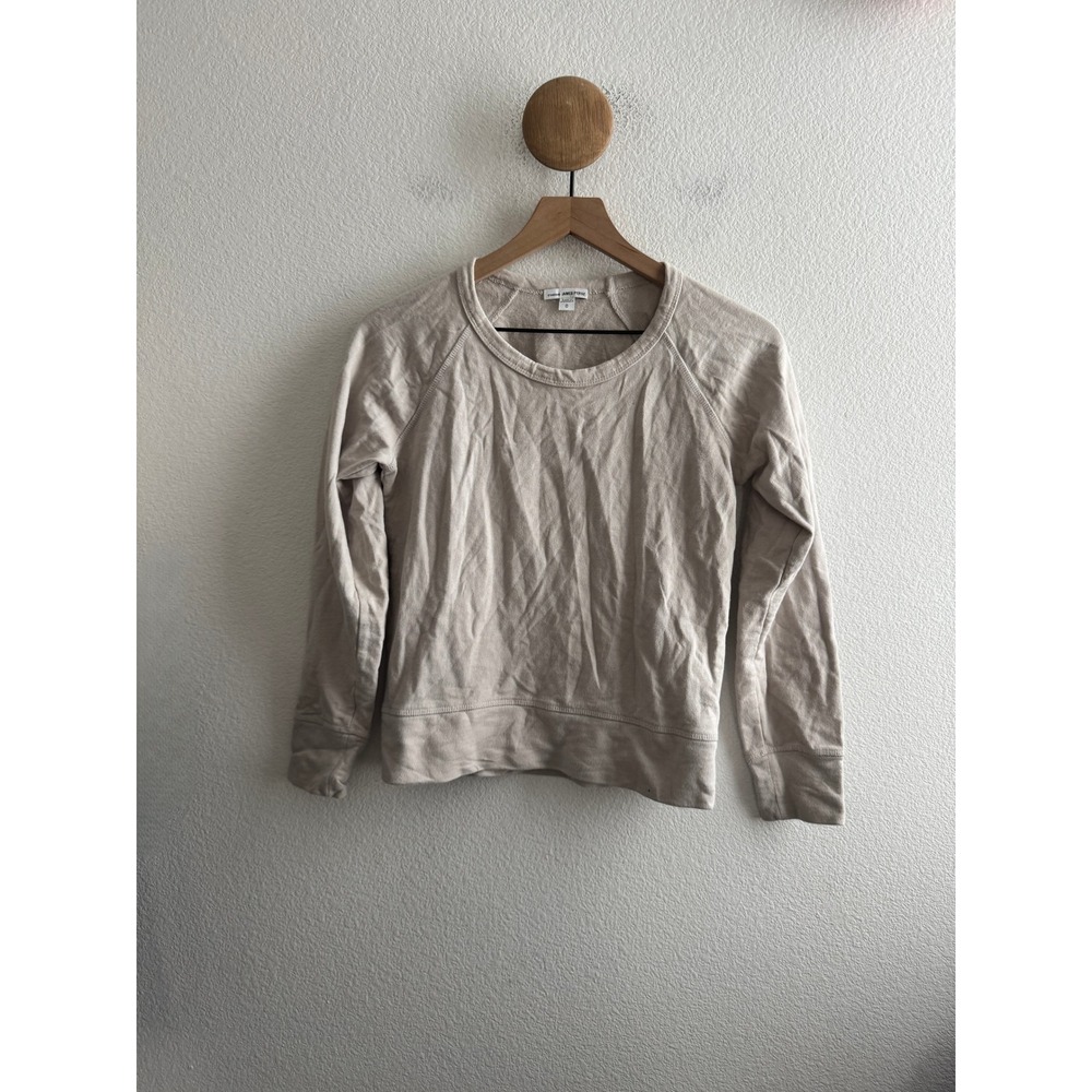 James Perse Cotton French Terry Raglan Sweatshirt Size 0 (XS)